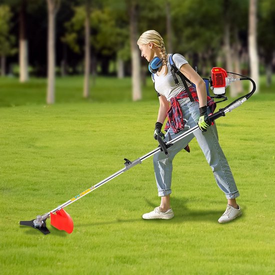 4-in-1 Thermisch Bosmaaier Grastrimmer Heggenschaar met 52cc Motor — afbeelding 2