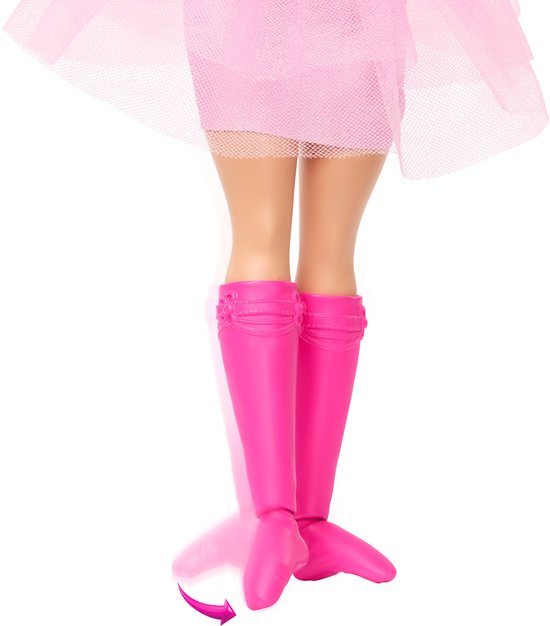 Barbie in De Notenkraker Daisy Ballerina Pop - Met beweegbare enkels en een zuurstok als baton van Barbie — afbeelding 5