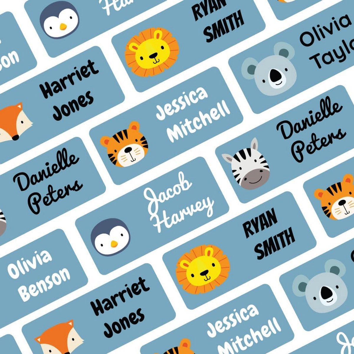 36 Wasbare Kledinglabels voor Schooluniformen - Strijkvrije Naamstickers voor Kinderen