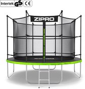 ZIPRO Jump Pro IN - Trampoline - Ø312cm 10FT - Trampoline met veiligheidsnet - Voor kinderen - Inclusief Ladder - max. 150 kg