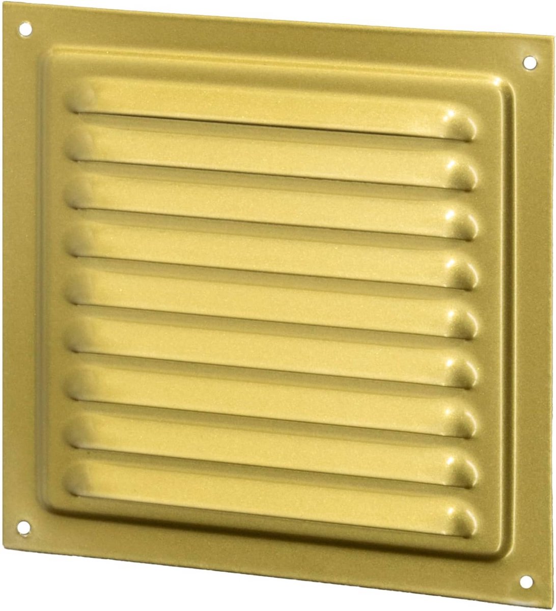 Rond Metalen Ventilatie Rooster Goud 15x15 cm Universeel Ventilatieopening