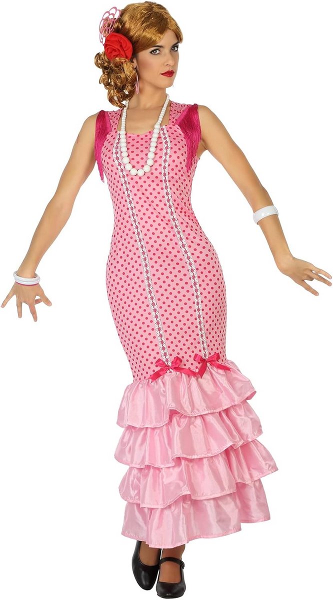 Dames Flamenco Danskostuum Flamencodanseres Jurk Maat M-L