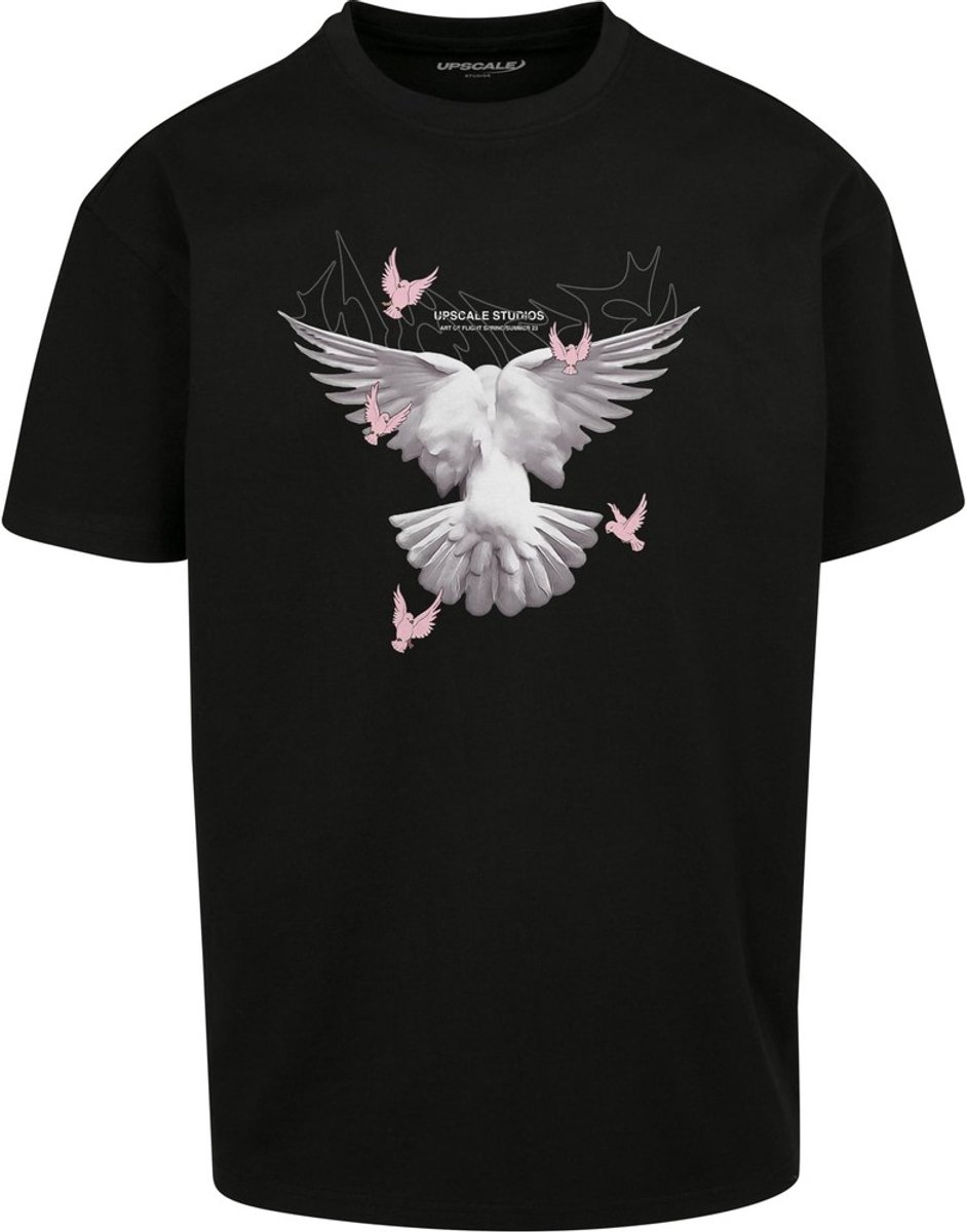 Mister Tee Doves Oversize Heren T-shirt XS Zwart
