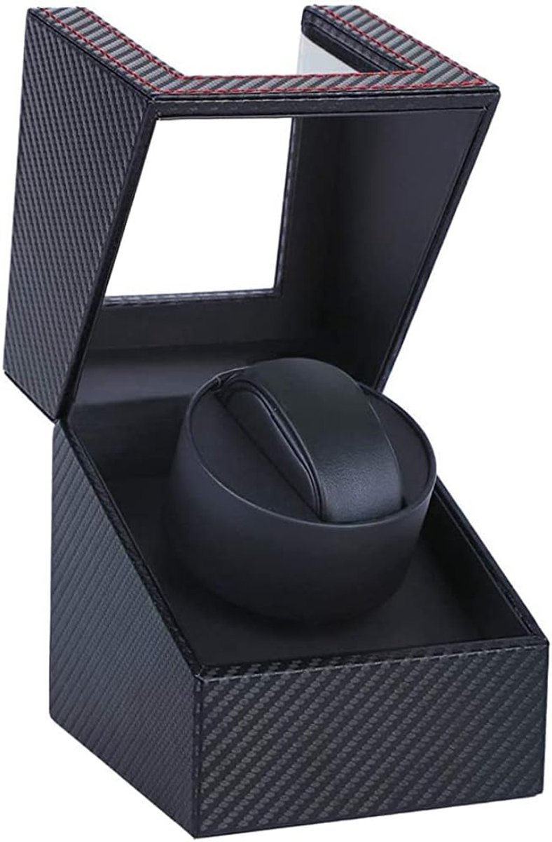Watchwinder - Automatische Horloge Opwinder - Horlogedoos - Horlogebox - Horlogeopwinder - Watch Winder Box - Zwart - Watchwinders - Box - 1 Stuk