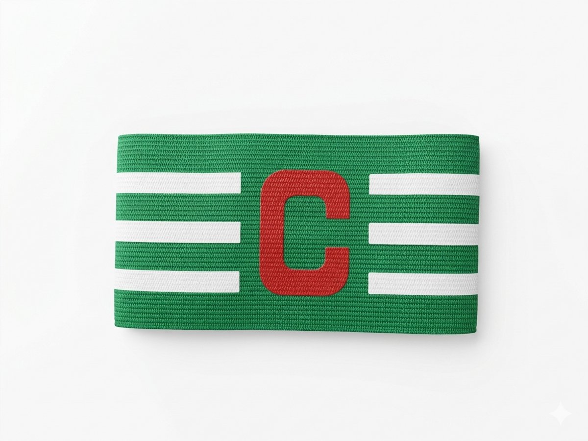 Quality Trade - Aanvoerdersband - Elastisch - Verstelbaar met klittenband - Junior en Volwassenen - Meerdere kleuren - Sport - Voetbal - Hockey - Unisex