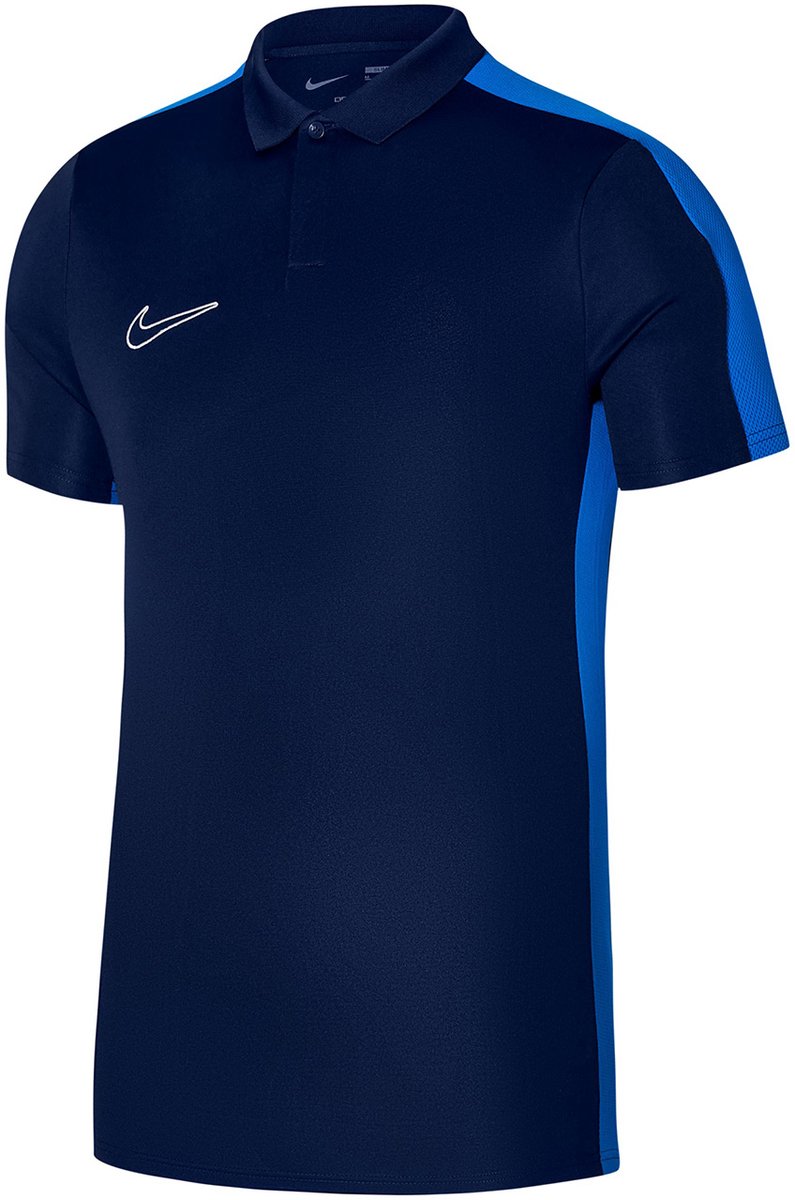 Nike Team T-shirt Kinderen Poloshirt Dri-FIT Academy 23 SS Donkerblauw - Maat M