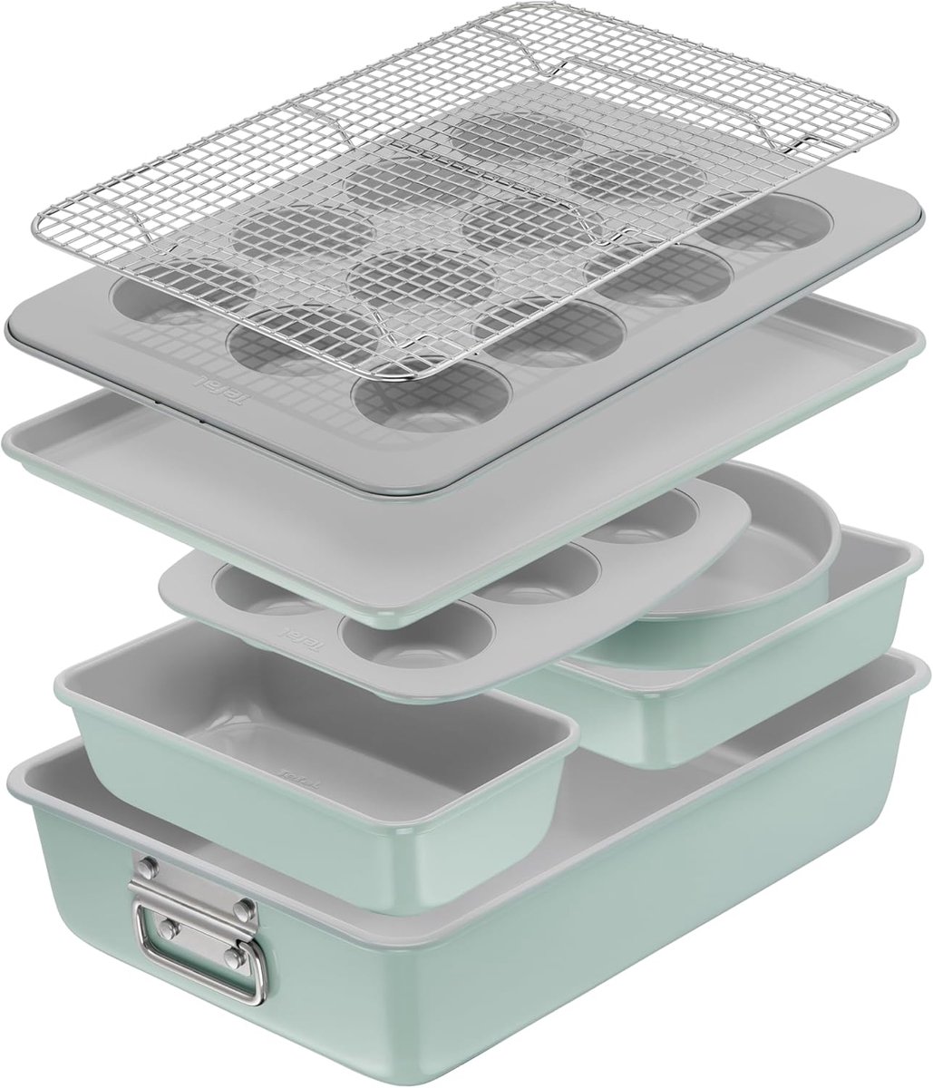 Bakvormen Set - Taartvorm Ovenschaal - Thuis Bakken - Keramische Coating - 8-delig