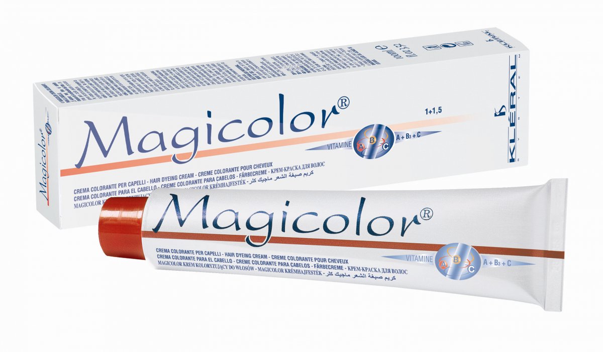 MagiColor Permanent Hair Color (7.84) Auburn Brown Blonde100ml