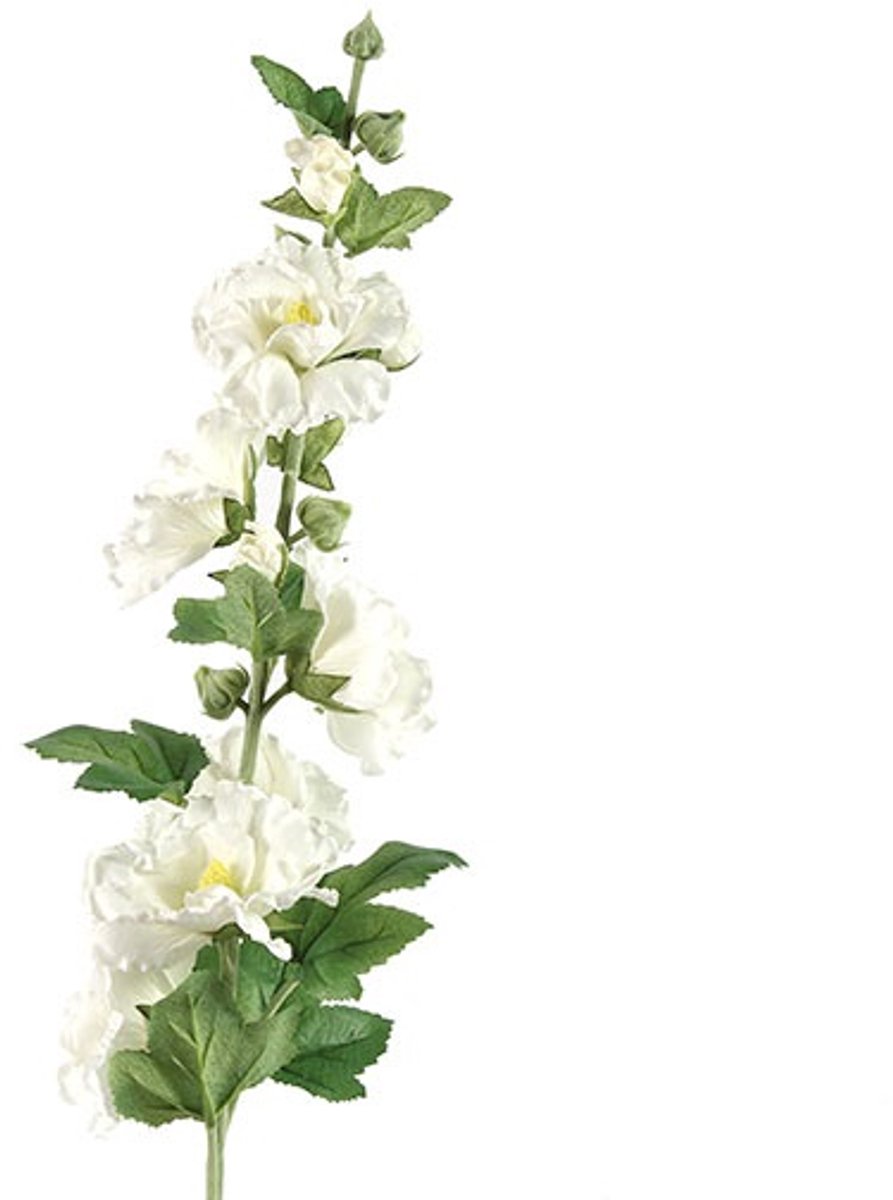 Countryfield Kunstbloem Althaea rosea Kathi wit
