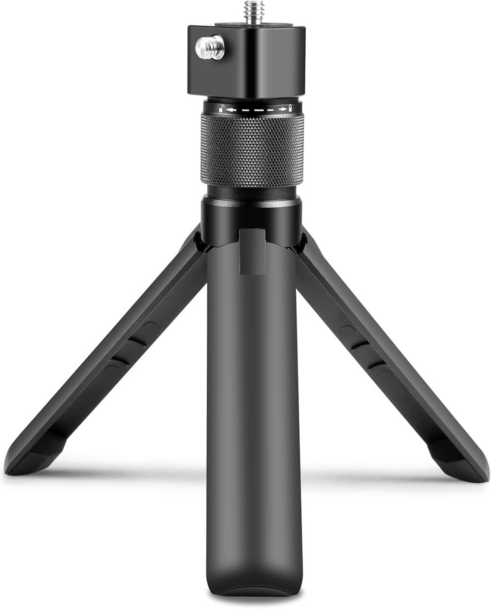 Camera Handgreep - Mini Statief - Bullet Time - 360 Graden Draaibaar - 21 cm Lengte - Zwart