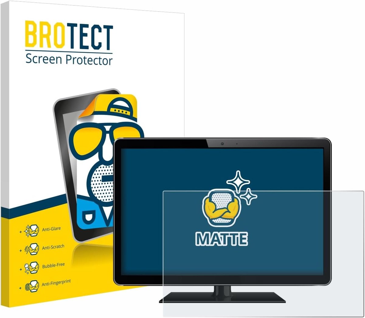 Antireflecterende Monitorfolie - Schermbeschermer Mat - Industrieel Gebruik - Krasbestendig Antireflecterend - 15 inch 305x228mm - Mat