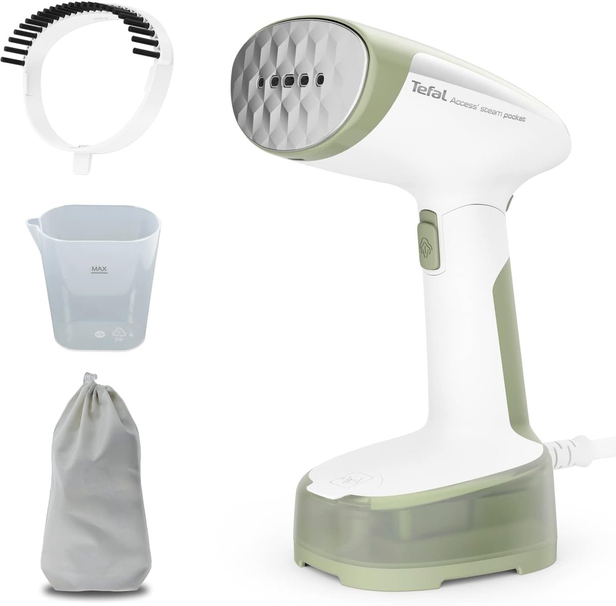 Kledingstomer - Stoomapparaat - Snel kreukvrij - Opvouwbare stoomkop - Compact formaat - Neutra