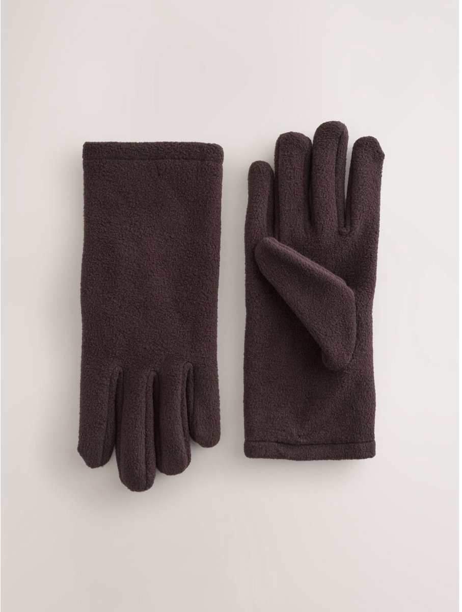 Next - Dames - Fleece handschoenen - Bruin