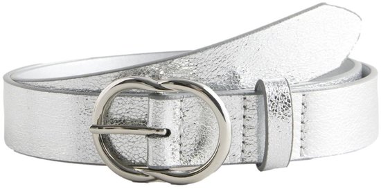 WedDecor Dames taille ketting riem diamant strass sluiting stijlvolle sluiting voor casual, semi-formele, westerse outfits, 41 inch (105 cm) lang, 40 mm breed, zilver, Zilver, 41