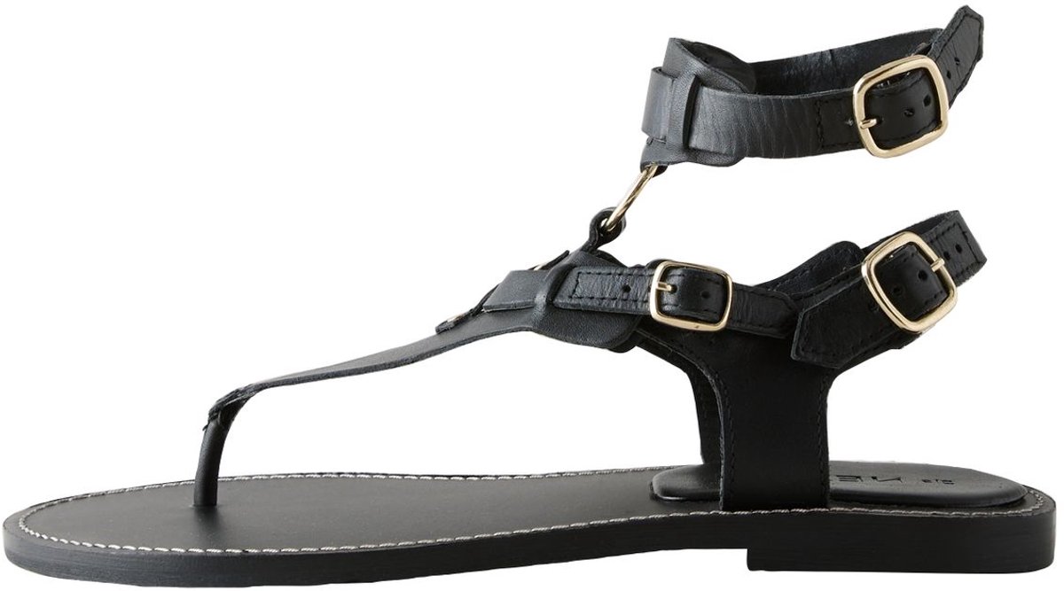 Next - Dames - Gladiatorteensandalen - Zwart