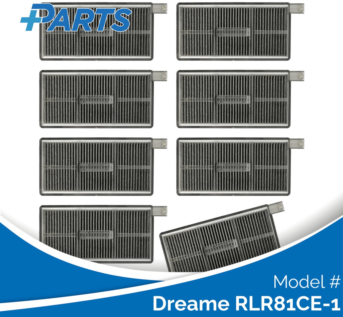 Dreame RLR81CE-1 Filters (8 Stuks, Plus.Parts® alternatief voor 20010100001863)