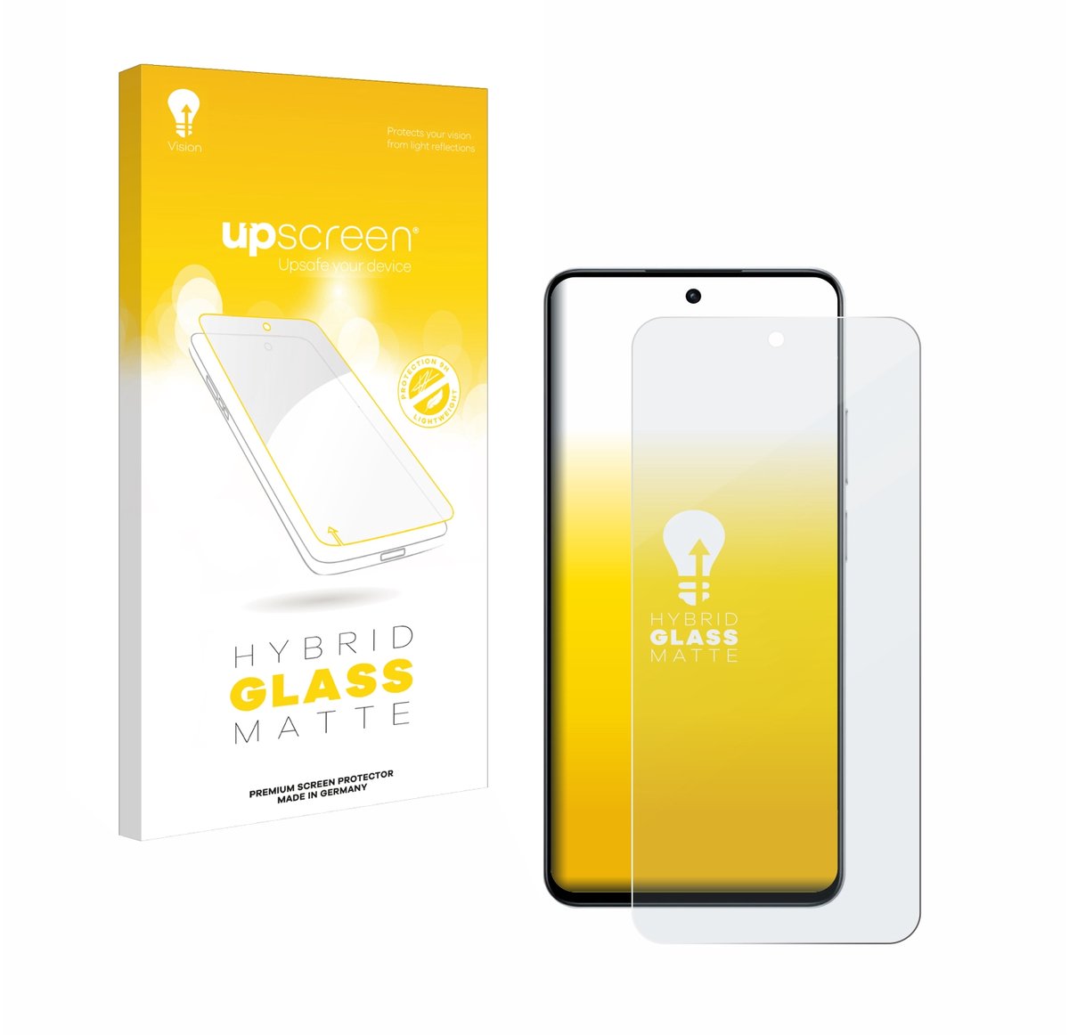 upscreen - Screenprotector voor realme P3x - Folie Beschermfolie Beschermglas matte