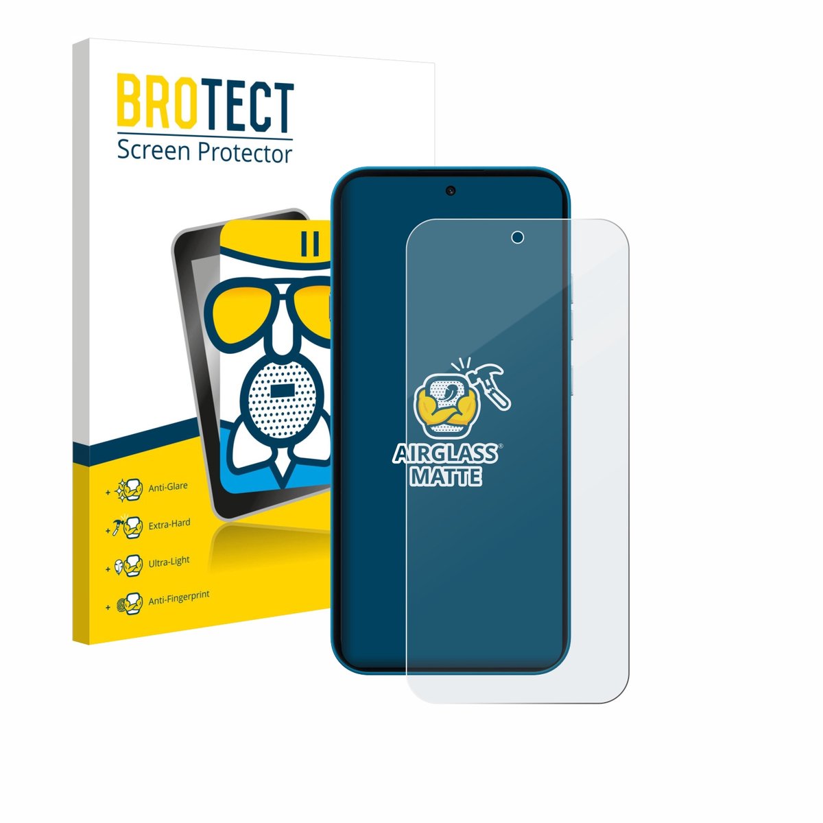 BROTECT - Screenprotector voor Nothing Phone (4a) - Folie Beschermfolie Beschermglas matte