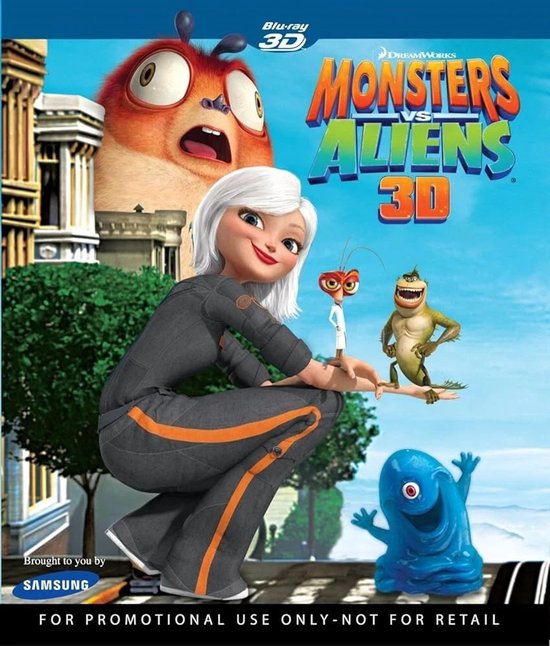 Monsters Vs Aliens 3D (Blu-ray 3D) Import