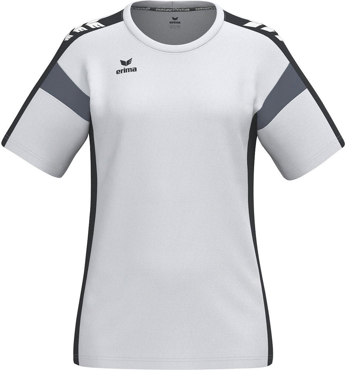 Erima Celebrate 125 T-Shirt Dames - Wit / Zwart | Maat: 38