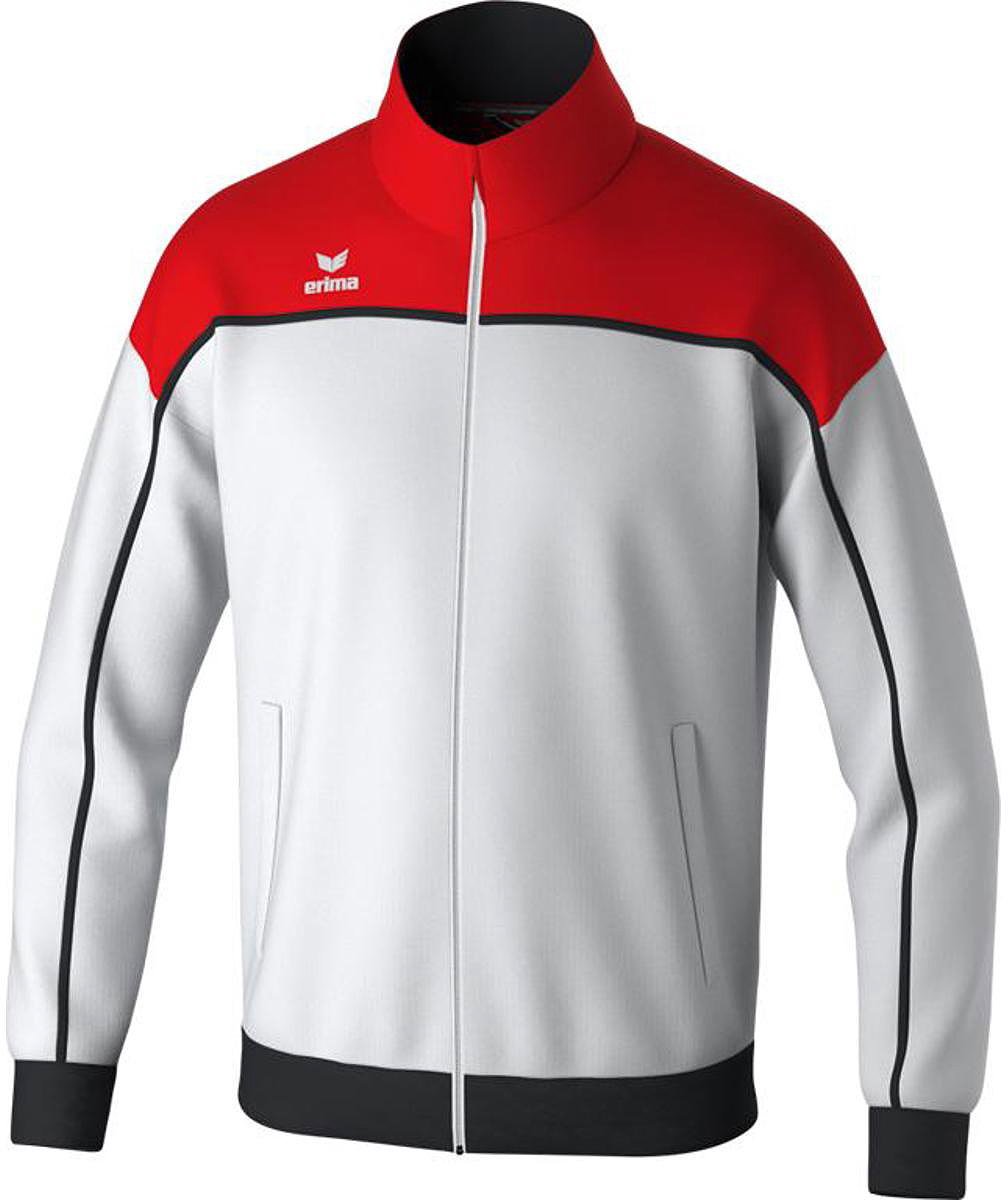 Erima Change Trainingsjack Kinderen - Wit / Rood / Zwart | Maat: 164