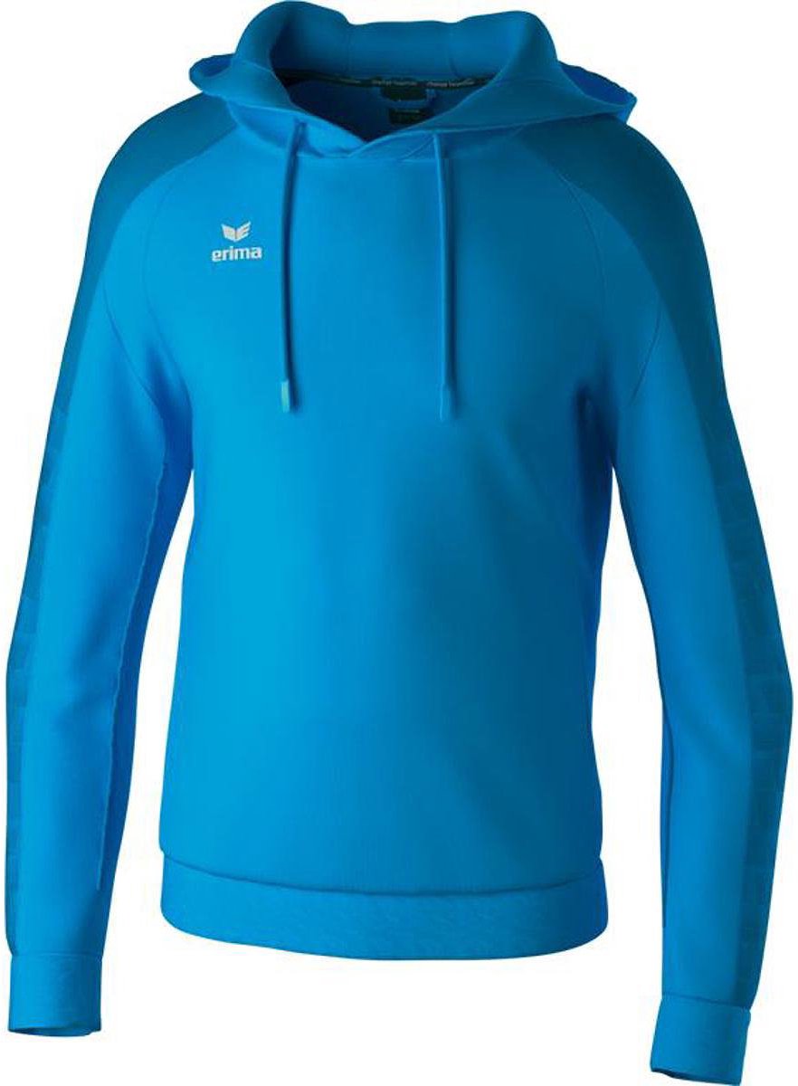 Erima Evo Star Sweatshirt Met Capuchon Heren - Lichtblauw / Mykonos | Maat: XL