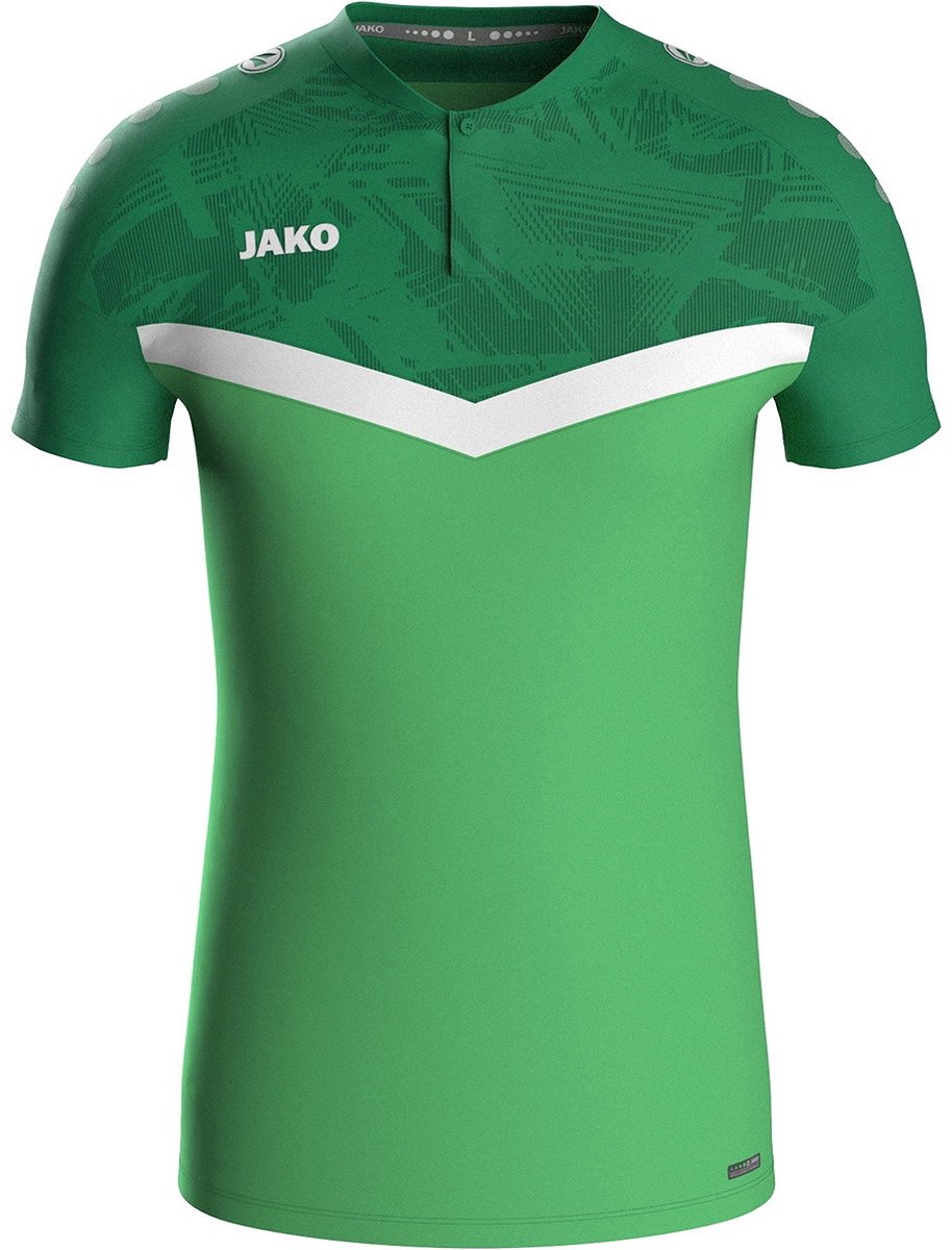 Jako Iconic Polo Heren - Zachtgroen / Sportgroen | Maat: 4XL