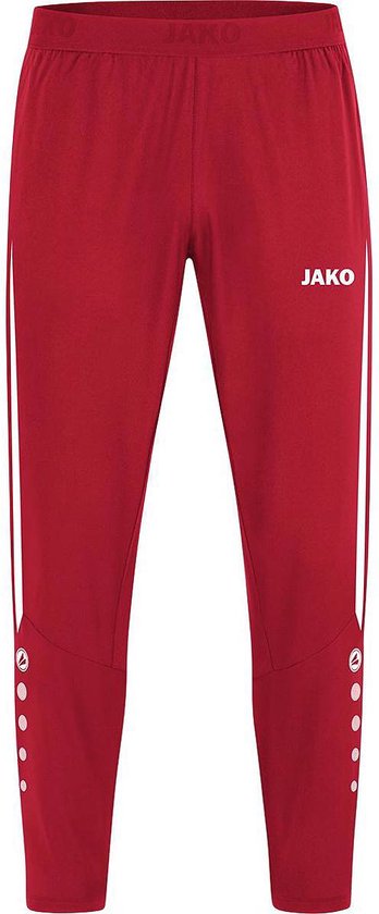 Jako Power Vrijetijdsbroek Heren - Rood / Wit | Maat: S