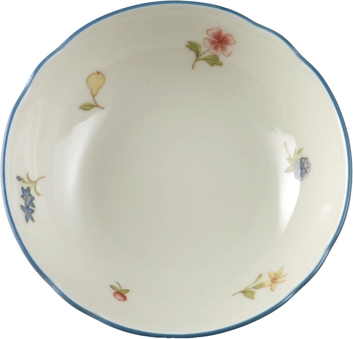 Dessertkommen Set - Kleine Schalen - Ontbijt Dessert - Vaatwasser Magnetronbestendig - 15 cm Diameter - Bloemenprint