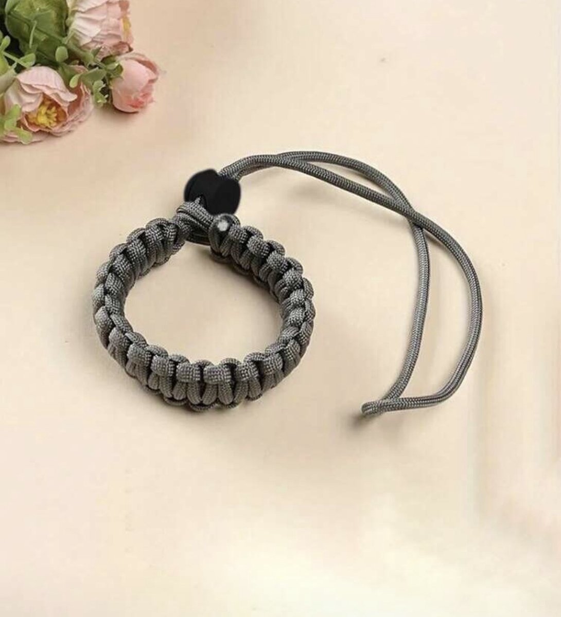 Flexi Veiligheidsriem voor de Pols – Anti-Val Koord voor Hondenriem – Paracord Polsband – Extra Veiligheid bij Schrikreactie