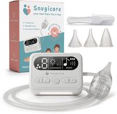 Snugicare Neusreiniger Baby - Elektrische Neuszuiger - Neuspeer - Snotzuiger - Met 9 Zuigniveaus en 10 Verschillende Melodietjes - Oplaadbaar