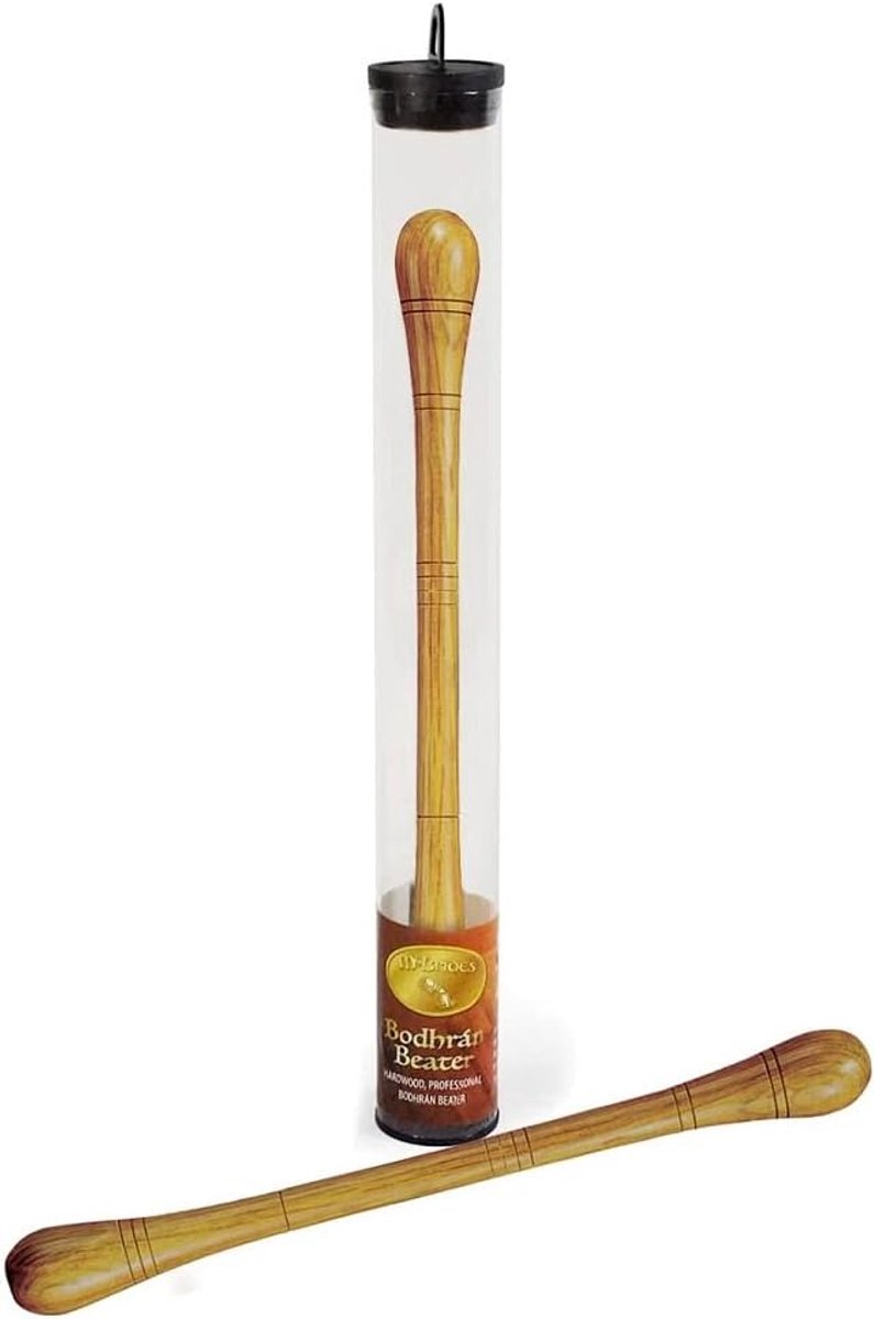 Bodhrán Klopper - Trommelstok - Muziek Maken - Hardhouten Constructie - 23 cm Lengte
