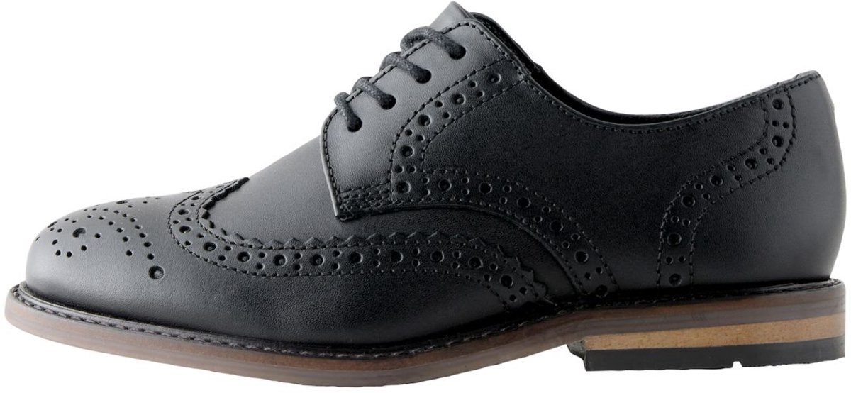 Next - Jongens - Leren brogues met veters - Zwart