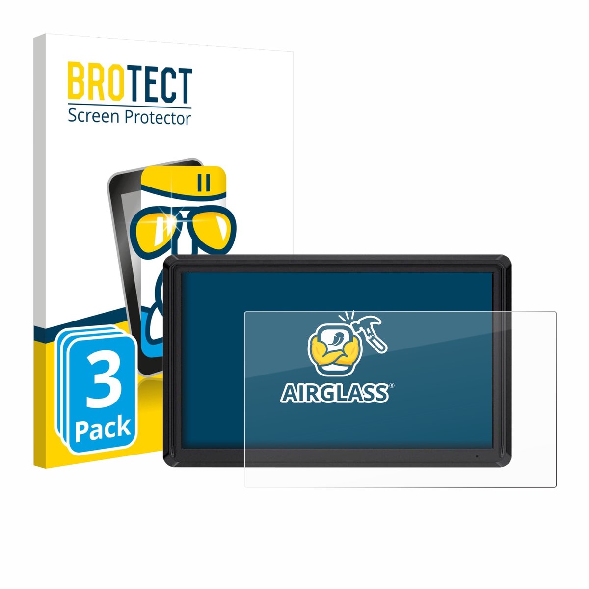 Screenprotector 3 Stuks voor Feelworld FW568 V3 6" Beschermglas transparant