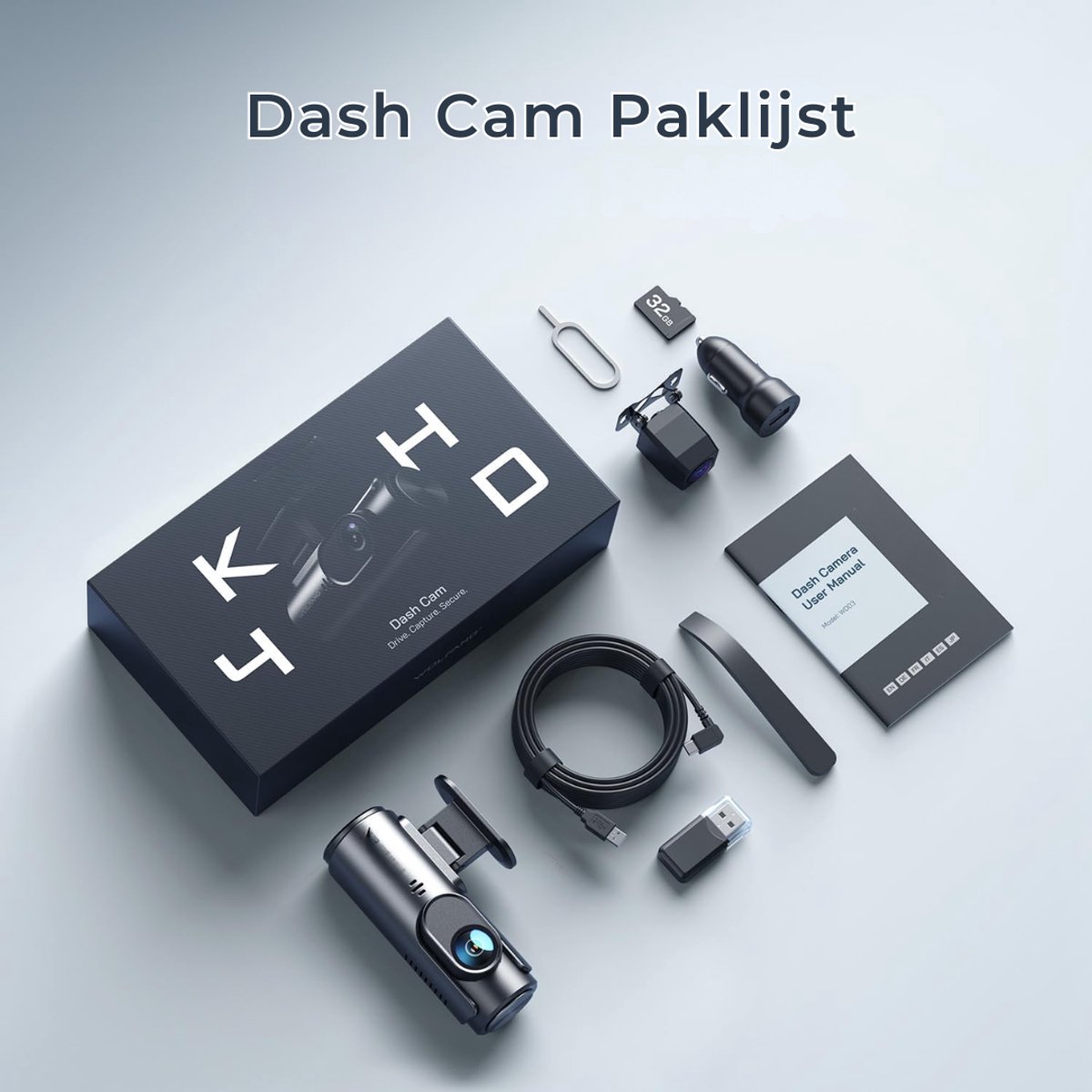 mavoa®Dashcam - Dashcam Voor Auto - Dashcam Voor En Achter - – foto 2
