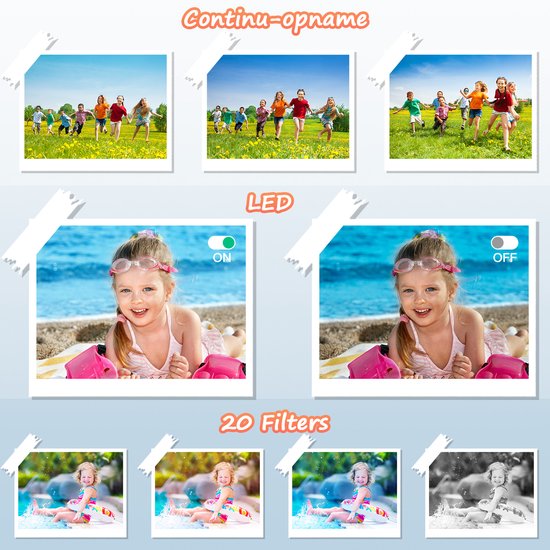 Digitale Camera 44MP - 1080P FHD Video - 2.4 Inch LCD Scherm - 16X ...