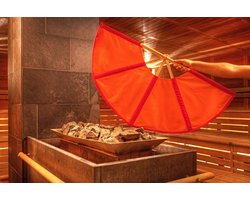 Oplaagvakken Standaard - Sauna Bakken - Sauna Gebruik - Duurzaam Materiaal - Oranje-Rood