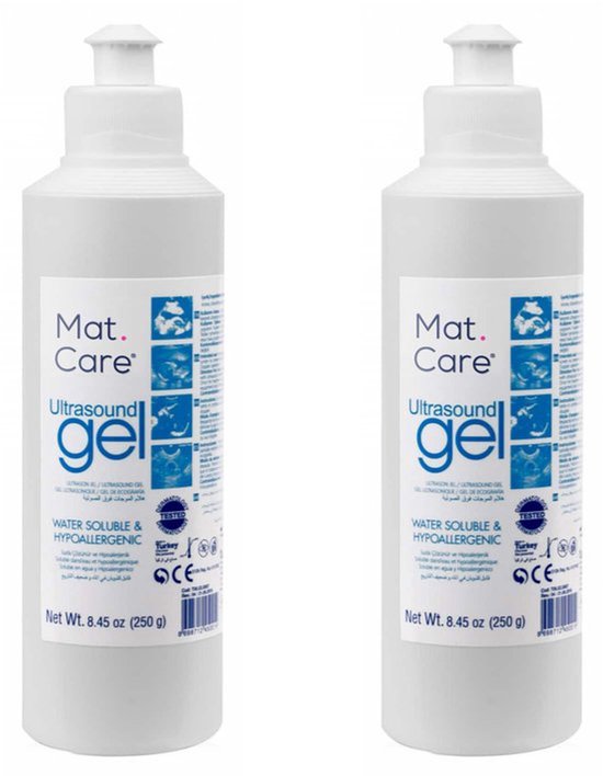 Foto: Mat care ultrasound doppler gel 500ml 2 stuks