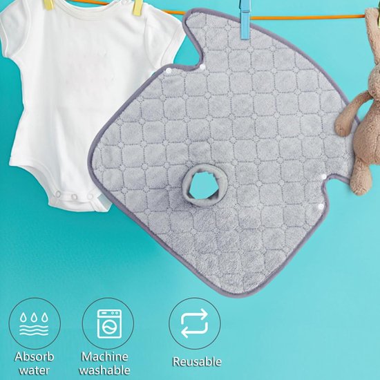Kinderzitje kussen - Autostoelhoes voor kinderen - waterdicht - Autostoelbeschermer - Pee-Pee Pad - Zindelijkheidstraining - Incontinentie onderlegger - voor zindelijkheidstraining - 38x40CM — afbeelding 4