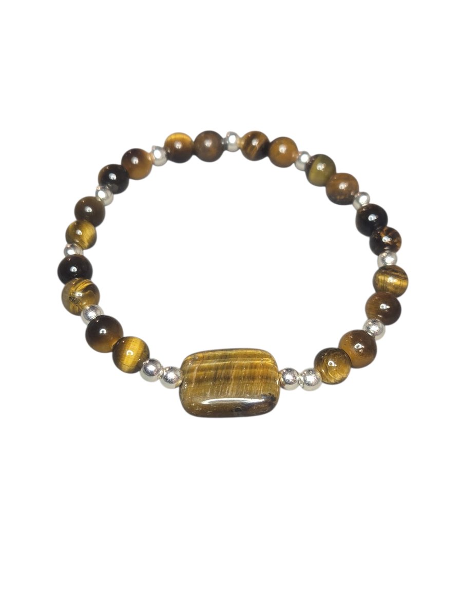 tijgeroog armband.