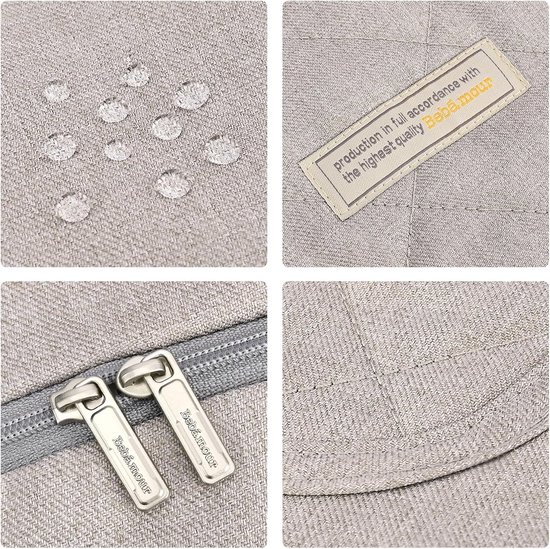 Baby Draaghoes - Winter Baby Cover - Buiten Bescherming - Waterdicht Materiaal - Universele Pasvorm - Khaki — afbeelding 2