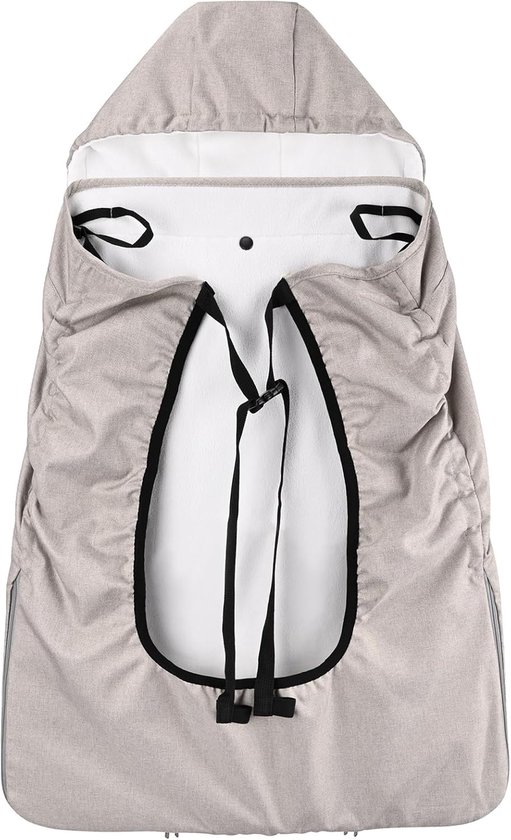 Baby Draaghoes - Winter Baby Cover - Buiten Bescherming - Waterdicht Materiaal - Universele Pasvorm - Khaki — afbeelding 4