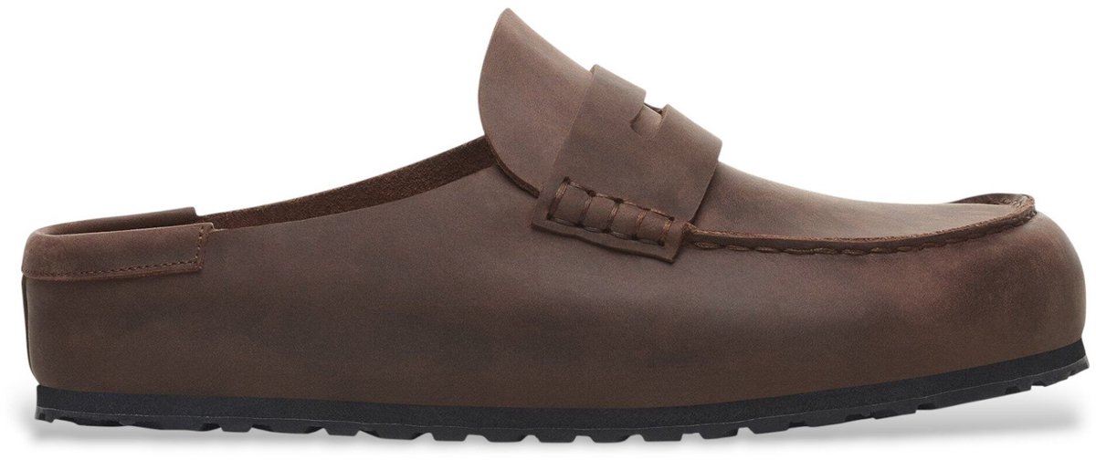 Birkenstock Naples Wrapped Oiled Leather Habana Bruin