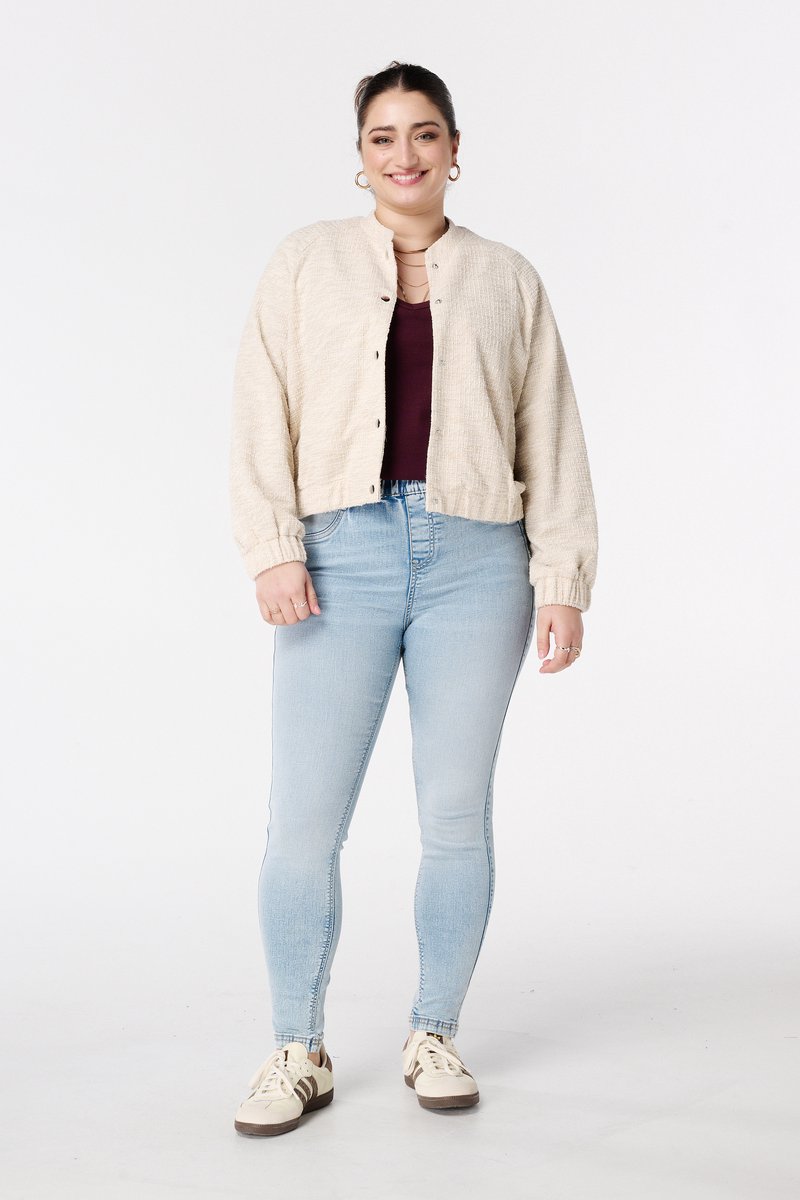 MS Mode Tregging Tregging met denim look