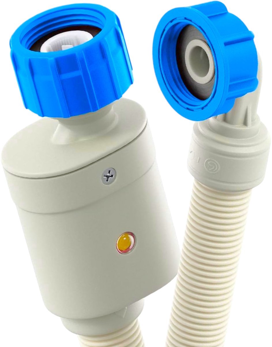 Fixem Toevoerslang 4 Meter met Aquastop Waterslot Aanvoerslang Geschikt voor Wasmachine Vaatwasser en Apparaten en alle Merken met 3/4 Schroefwartelaansluiting Koud Water tot 25 Graden