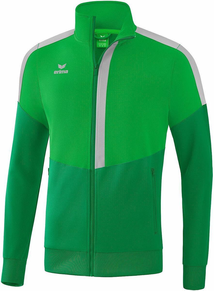 Erima Squad Worker Jack Heren - Fern Green / Smaragd / Silver Grey | Maat: 3XL