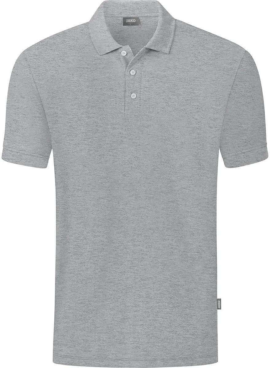 Jako Organic Polo Heren - Lichtgrijs Gemeleerd | Maat: M