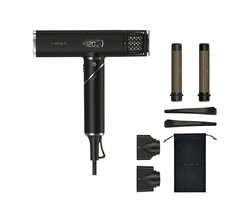 Carmen CHD1640B – Föhn – Krachtige Haardroger – ION Technologie – Inklapbaar – 110.000 RPM Motor – 2 Blaasmonden – Zwart