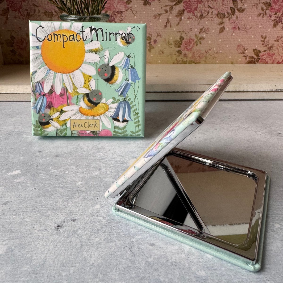 Alex Clark Compacte Spiegel Bijen ~Sunny Bees