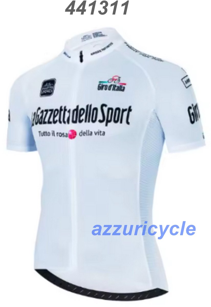 Fietsshirt Gazzetta Dello Sport Wit 3XL